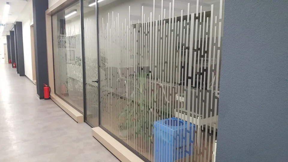 Cam Kumlama Folyosu uygulaması, A2 Reklam saha fotoğrafı | İstanbul